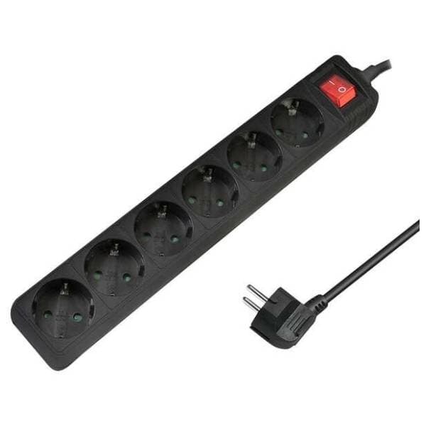LOGILINK produžni kabl 6 mesta, prekidač, 1,5m 3