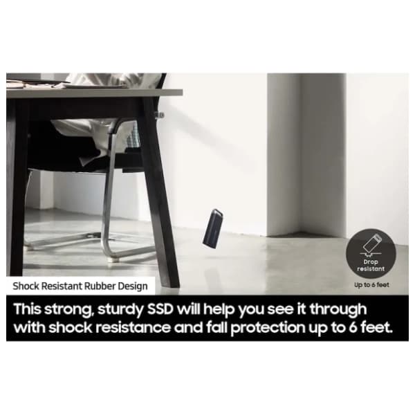 SAMSUNG eksterni SSD 2TB Portable T5 EVO MU-PH2T0S 2