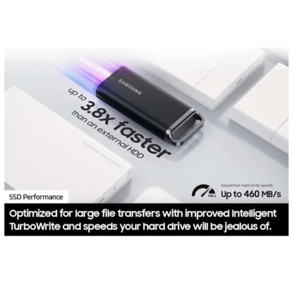 SAMSUNG eksterni SSD 2TB Portable T5 EVO MU-PH2T0S 3
