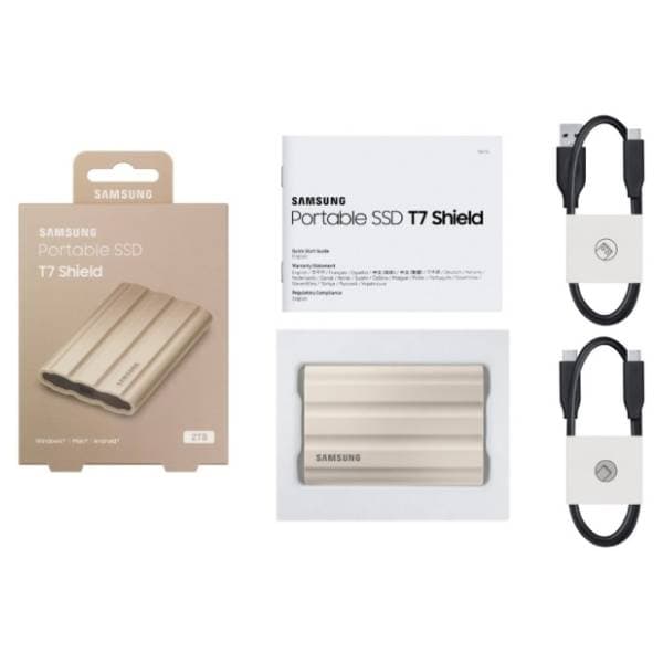 SAMSUNG eksterni SSD 2TB Portable T7 MU-PE2T0K 2