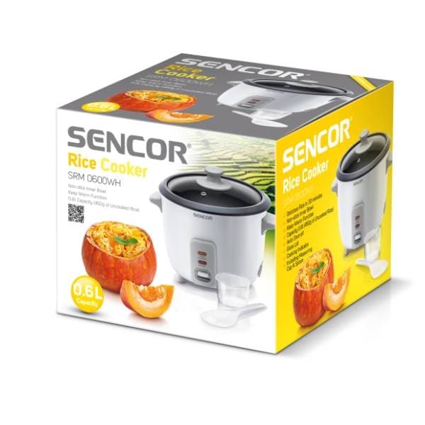 SENCOR aparat za kuvanje pirinča SRM 0600WH 8