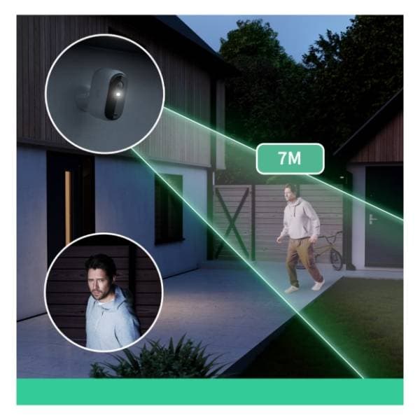 ARLO kamera za video nadzor VMC3350-100EUS Essential Outdoor 2K White Set od 3 kamere 6