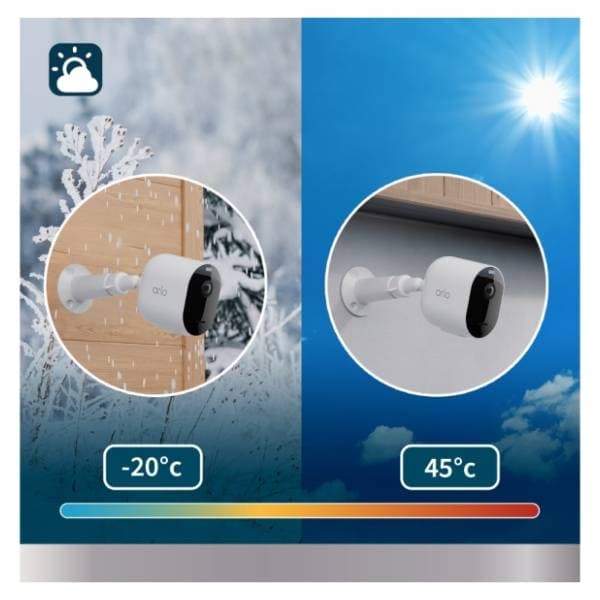 ARLO kamera za video nadzor VMC4360B-100EUS Pro 5 Outdoor Black Set od 3 kamere 2