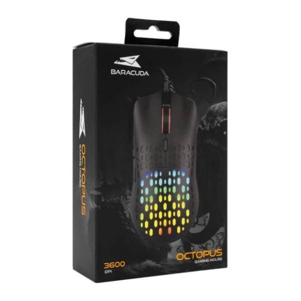 BARACUDA miš BGM 021 Octopus crni 5