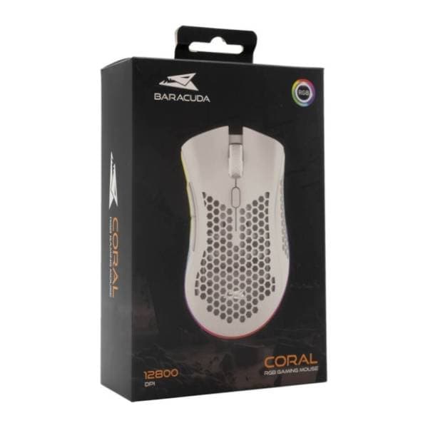 BARACUDA miš Coral BGM 032 beli 5