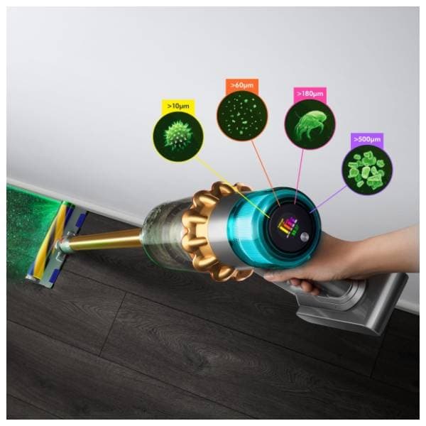 DYSON štapni usisivač V15 Detect Absolute Gold 8