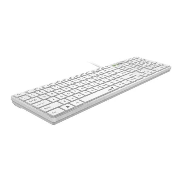 GENIUS tastatura SlimStar 126 SR(YU) bela 1