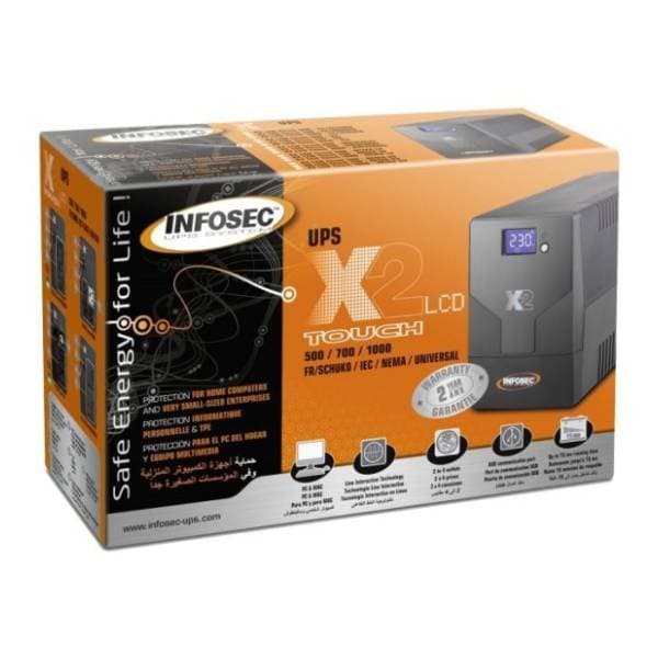 INFOSEC Communication X2 LCD Touch 1250 IEC UPS uređaj 3