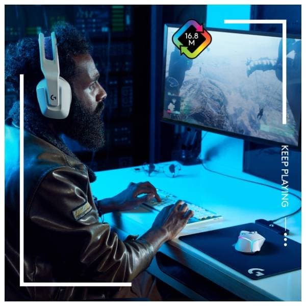 LOGITECH bežični miš G502 X Plus beli 4