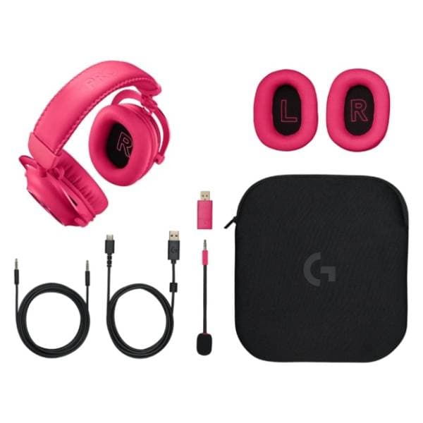 LOGITECH slušalice G PRO X 2 roze 6