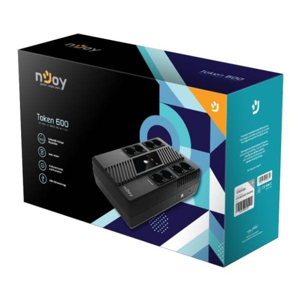 nJoy Token 600 360W UPCSBLS660TTOAZ01B UPS uređaj 4