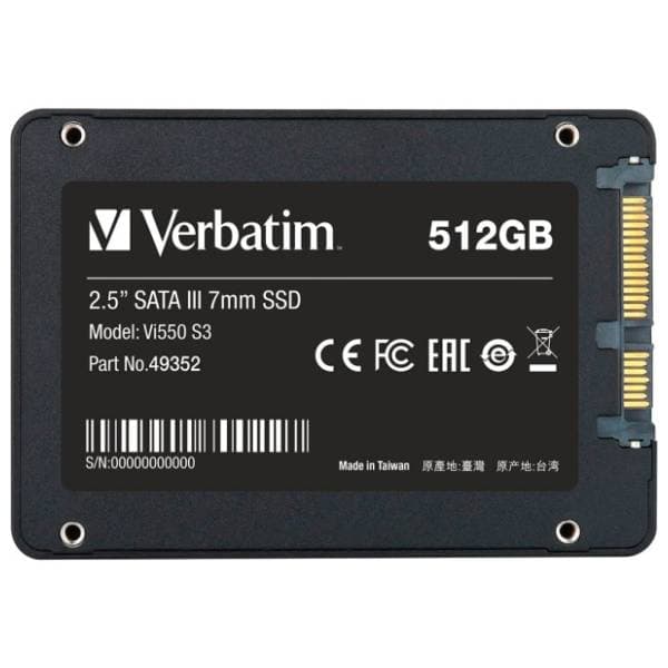 VERBATIM SSD 512GB 49352 3