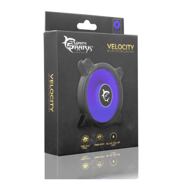 WHITE SHARK 1260-01W-L VELOCITY ventilator za PC 2