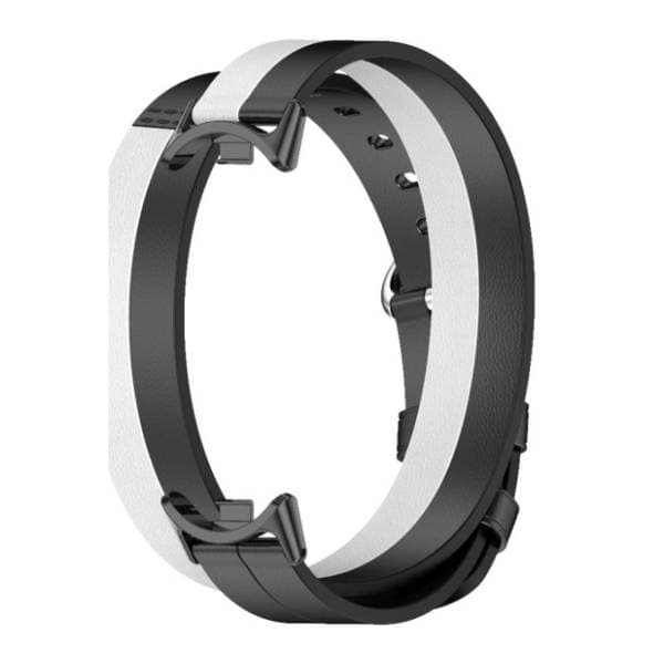 XIAOMI Mi Smart Band 8 Double wrap strap black and white narukvica 0