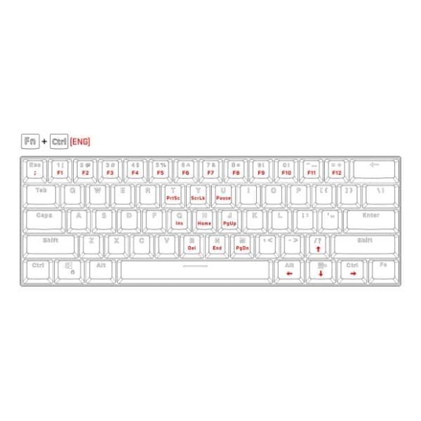 YENKEE bežična tastatura YKB 3600 RGB 9