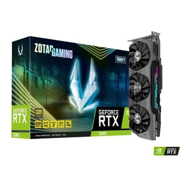 ZOTAC nVidia GeForce RTX 3080 GAMING Trinity LHR 10GB GDDR6X 320-bit grafička kartica 0