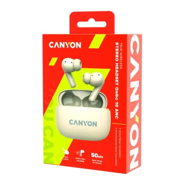 CANYON slušalice OnGo TWS-10 bež 7