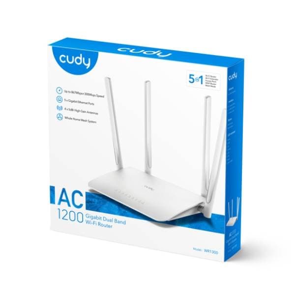 CUDY WR1300 AC1200 WiFi ruter 3
