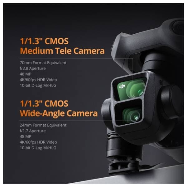 DJI Air 3 Fly More Combo RC2 dron sa Smart daljinskim upravljačem 7