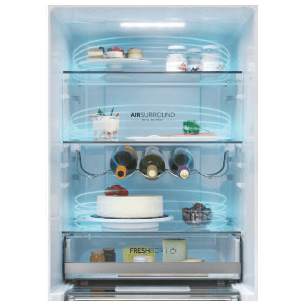 HAIER kombinovani frižider HDW3618DNPB 6
