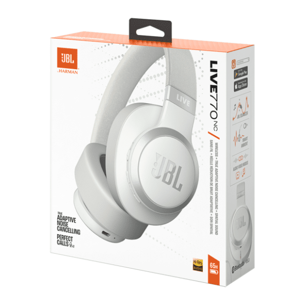 JBL slušalice Live 770NC bele 8
