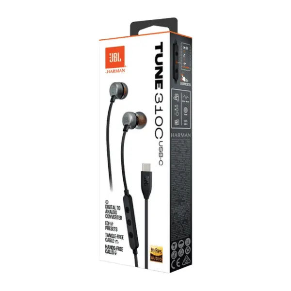 JBL slušalice Tune 310C Black 4
