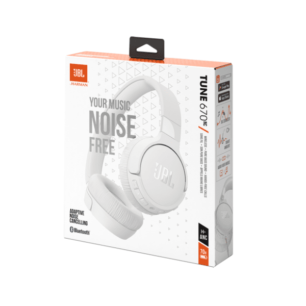 JBL slušalice Tune 670 NC bele 5