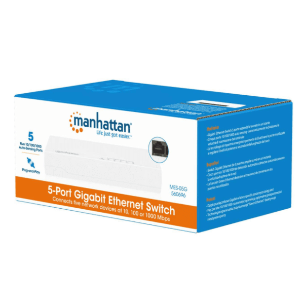 MANHATTAN 5-Port Gigabit 560696 switch 4