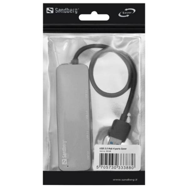 SANDBERG USB Hub 4-in-1 USB 3.0 (333-88) 1