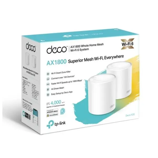 TP-LINK Deco X20(2-PACK) mesh sistem 2