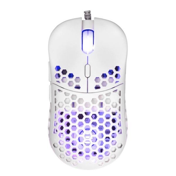 WHITE SHARK miš ESL-M4 Naginata beli 0