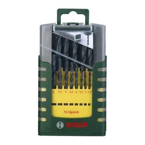 BOSCH 19-delni set HSS-R burgija za metal 0