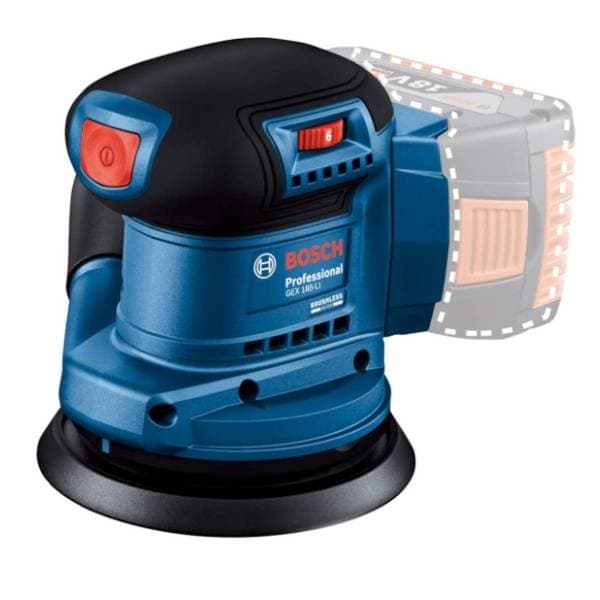 BOSCH GEX 185-LI Solo rotaciona aku brusilica 0