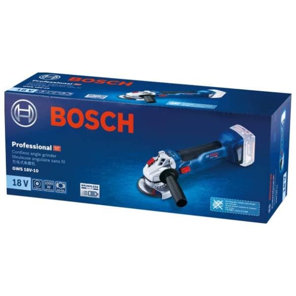 BOSCH GWS 18V-10 Solo 06019J4000 aku ugaona brusilica 4