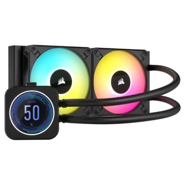 CORSAIR iCUE H100i Elite LCD XT CW-9060074-WW vodeno hlađenje 0