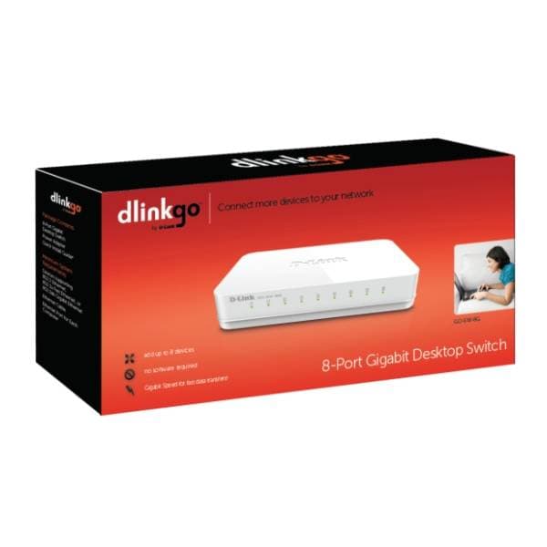 D-LINK GO-SW-8G Unmanaged switch 4