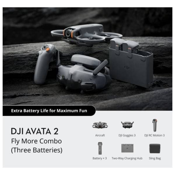 DJI Avata 2 Fly More Combo (Three Batteries) dron 6