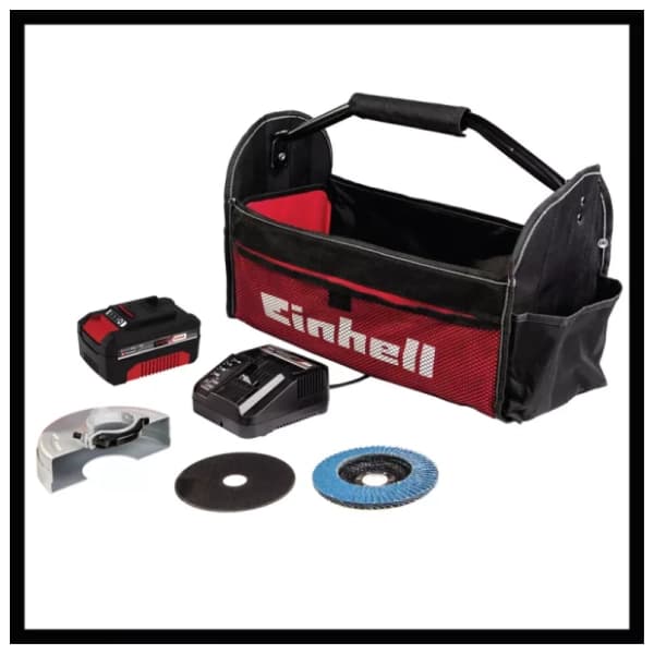 EINHELL TE-AG 18/115 Li (1x4,0Ah) aku ugaona brusilica 1