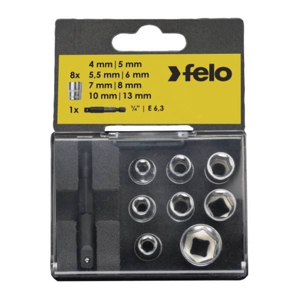 FELO 05798106 set nasadnih glava sa adapterom 0