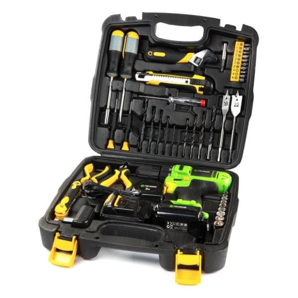 FIELDMANN FDV 10205-51AR aku bušilica 12V + pribor (51 delova) 1