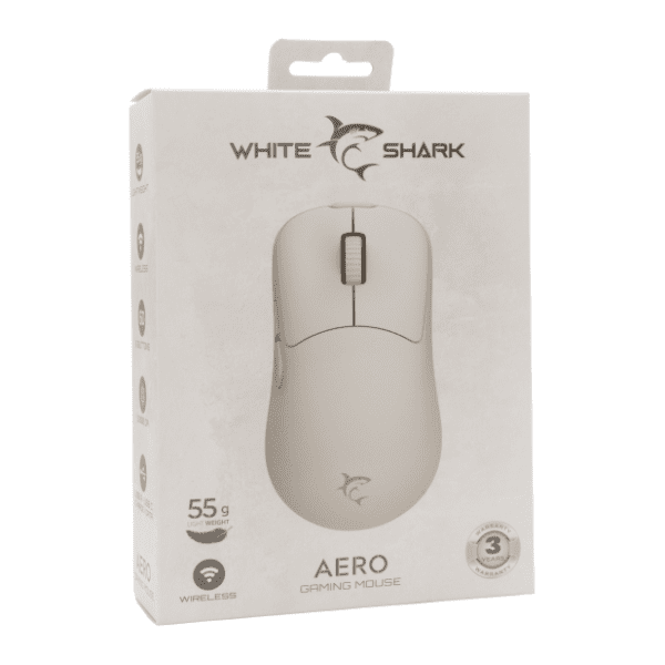 WHITE SHARK bežični miš Aero WGM-5015 beli 6