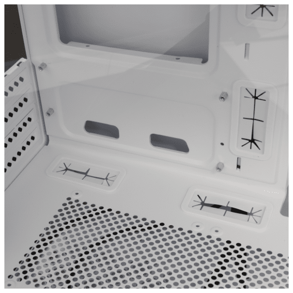 WHITE SHARK kućište Torpedo White + 3 x Dash ventilatora 4