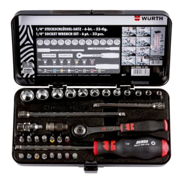 WURTH ZEBRA 09651132 set nazuvaka i bitova 0