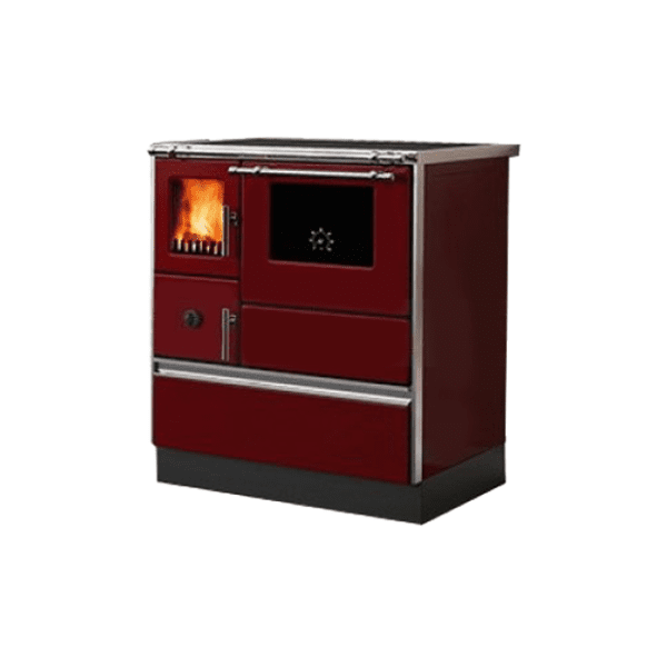 ALFA PLAM šporet na čvrsto gorivo 70 Dominant crveni desni 0