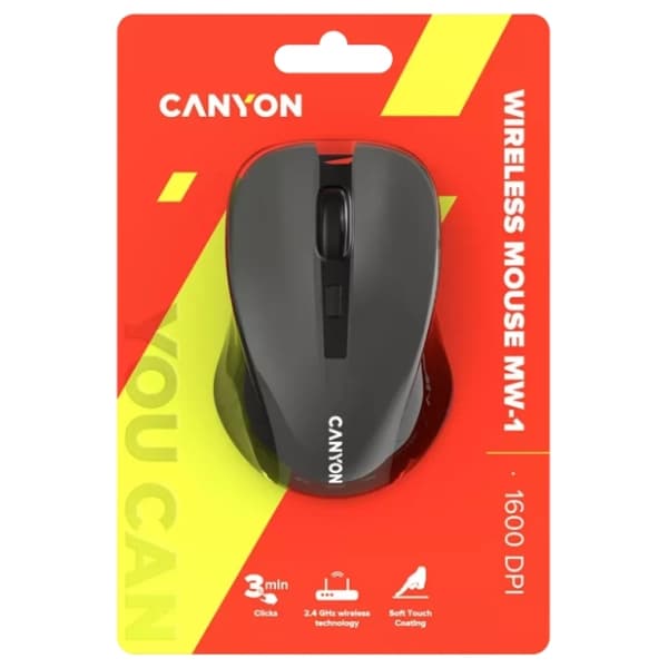 CANYON bežični miš MW-1 CNE-CMSW1G sivi 5