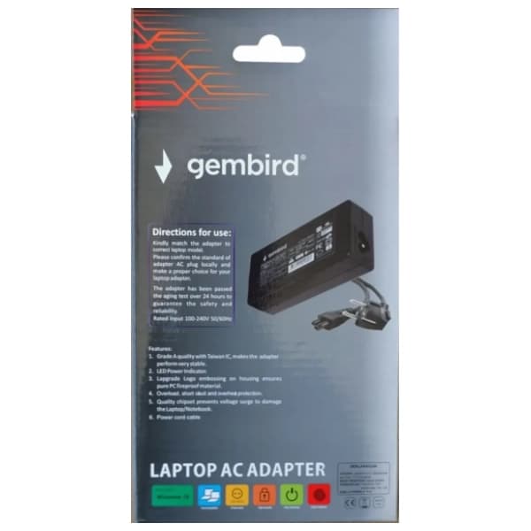 GEMBIRD punjač za laptop NPA90-200-4500 (IB06) 2
