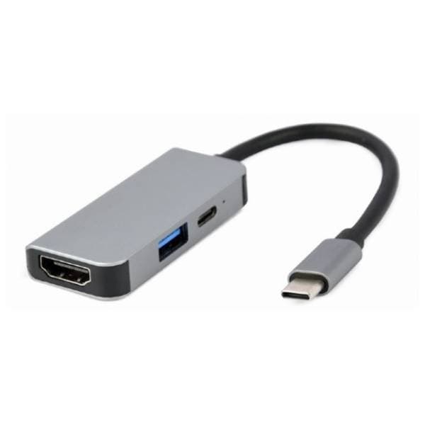 GEMBIRD Docking station 3-in-1 USB-C/USB 3.0 + PD + HDMI (A-CM-COMBO3-02) 0