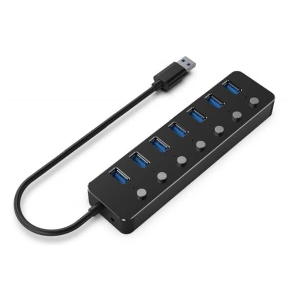 GEMBIRD USB Hub 7-in-1 sa prekidačima (UHB-U3P7P-01) 0