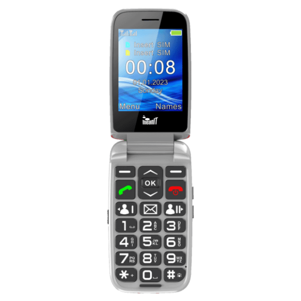 MeanIT Senior Flip Max crveni 0