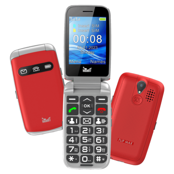 MeanIT Senior Flip Max crveni 3